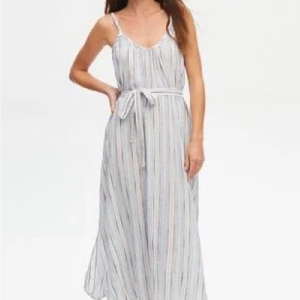 Michael Star Matilda Stripe Midi Dress